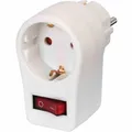 Produktbild: brennenstuhl Adapterstecker Schutzkontakt mit Schalter