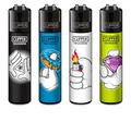 Produktbild: Clipper Feuerzeug 4er Set: (Cartoon Hands 3)