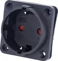 Produktbild: AS Schwabe 45081 Einbau-Steckdose IP20 Schwarz