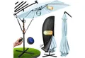 Produktbild: KESSER Ampelschirm, Ø350cm Sonnenschirm inkl. Abdeckung & Wind- & wetterfest
