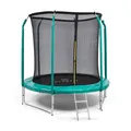 Produktbild: Trampolin Kinder Outdoor Garten Kinder Jumping Sicherheitsnetz 250 cm Grün