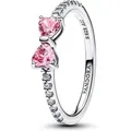 Produktbild: Pandora Fingerring Pandora Sterling silver Cubic Zirconia Pink 193510C01 Damenring 58