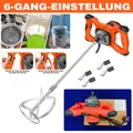 Produktbild: RÜHRWERK 3800W RÜHRGERÄT MÖRTELMISCHER HANDRÜHRWERK BETONRÜHRER RÜHRER MISCHER