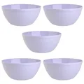 Produktbild: ENGELLAND 5 x Müslischale Dessertschale Salatschüssel Schale Bowl 900 ml Flieder