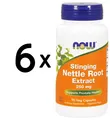 Produktbild: 6 x NOW Foods Stinging Nettle Root Extract, 250mg - 90 vcaps (296,11 EUR/kg)