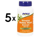 Produktbild: 5 x NOW Foods Stinging Nettle Root Extract, 250mg - 90 vcaps (310,89 EUR/kg)