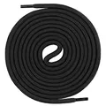 Produktbild: Mount Swiss Schnürsenkel schwarz rund 5 mm reißfest robust Arbeitsschuhe Wanderschuhe Trekkingschuhe Polyester langlebig Outdoor Ersatzschnürsenkel schnürsystem schnürung 180cm
