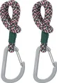 Produktbild: LÄSSIG Kinderwagenbefestigung (2 Stk.) Karabinerhaken Kinderwagenhaken Einkaufshaken/Stroller Hooks Cord green/lavender/deep red