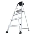 Produktbild: Krause Alu-Stufenstehleiter (Stehleiter, 160 cm) (126528)