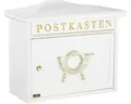 Produktbild: Burg Wächter Briefkasten Stahl verzinkt BxHxT 410/345/205 mm Sylt weiß
