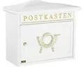 Produktbild: Burg Wächter Briefkasten Stahl verzinkt BxHxT 410/345/205 mm Sylt weiß