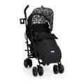 Produktbild: Cosatto Supa 3 Buggy mit Fußsack – Leichter Kinderwagen, Ab Geburt bis 25kg – Leicht & kompakt mit Schirmfaltung, großer Korb, Getränkehalter (Silhouette)
