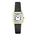 Produktbild: Sekonda Monica Damen 20 mm Quarzuhr in Weiß mit Analoganzeige und Lederband, Schwarz , Armband