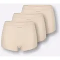 Produktbild: Panty, Damen, Gr. 42, 3 Stk., elfenbein, 95% Baumwolle, 5% Elasthan, Unterhosen Panty