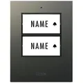 Produktbild: 41305 Funkklingel Sender Beleuchtet, Mit Namensschild - M-e Modern-electronics