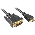 Produktbild: Sharkoon HDMI (Typ A) - DVI (1 m) (4044951017324)