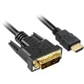 Produktbild: Sharkoon Adapterkabel HDMI > DVI-D (18+1), schwarz