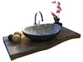 Produktbild: Waschbecken aus Marmor, Granit, Aufsatzbecken, Model Monaco 56cm, Juparana