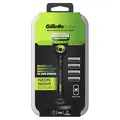 Produktbild: Gillette Labs Herrenrasierer mit integrierter Stange, Reisetasche, 5 Ersatzklingen