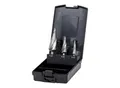 Produktbild: STIER Stufenbohrer Satz HSS-G 3-tlg. in Kassette, 4-12, 4-20, 4-30mm (905336)