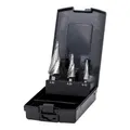 Produktbild: STIER Stufenbohrer Satz HSS-G 3-tlg. in Kassette 4-12 4-20 4-30mm Metallbohrer