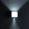 Produktbild: LED Außenwandleuchte Helestra SIRI 44 Würfelform Up&Down IP54 in Mattweiß