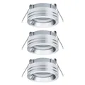 Produktbild: 3 x Paulmann Einbauleuchten Spot-Set Curl schwenkbar Alu IP23 max. 3 x 35W