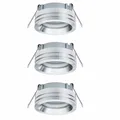 Produktbild: 3er Spot-Set  Paulmann 2Easy Premium Einbauleuchten Curl schwenkbar 51mm Alu