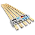 Produktbild: Lattenrost Ersatz Federholzleisten 5er Set passend für viele gängige Lattenroste, Betten-ABC, Langlebig und Stabile Ersatzleisten 3,4 cm x 120 cm x 0,8 cm