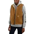 Produktbild: Carhartt Plüschweste WASHED DUCK LINED MOCK NECK VEST (1-tlg) braun XL