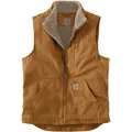 Produktbild: Carhartt WASHED DUCK LINED MOCK NECK VEST | Carhartt Brown | XL - Carhartt Brown