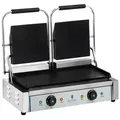 Produktbild: Royal Catering Kontaktgrill Doppelgrill Sandwichmaker Tischgrill Glatt 2 x 1.800 W Edelstahl, 3600 W silberfarben
