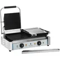 Produktbild: Royal Catering - Kontaktgrill Sandwichmaker Tischgrill Doppelgrill Glatt 2 X 1.800 W Edelstahl