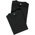 Produktbild: LERROS V-Shirt (Spar-Set, 2-tlg) unifarben, 2-er Pack V-Shirt schwarz XXL (60)