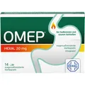 Produktbild: Omep Hexal 20 mg Magensaftresistente Hartkapseln 14St - 10070208