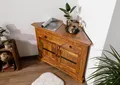 Produktbild: MASSIVMOEBEL24 Eckkommode Akazie 107x54x80 honig lackiert OXFORD #0505
