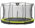 Produktbild: Trampolin EXIT Silhouette Ground mit Sicherheitsnetz Ø 366 cm lime