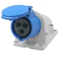 Produktbild: SCHNEIDER  PKY16W423 CEE Wandsteckdose, 3-polig, 16A, IP44, Schneidklemmen, blau