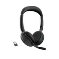 Produktbild: Jabra Evolve2 65 Flex UC Stereo Kopfhörer Bluetooth 5.2 Schwarz
