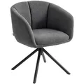 Produktbild: Homcom Sessel, Dunkelgrau, Textil, 58.5x78.5x59 cm, Arbeitszimmer, Bürostühle, Drehstühle