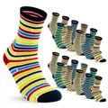 Produktbild: sockenkauf24 Socken 10 Paar Kinder Socken Jungen & Mädchen Baumwolle Kindersocken (31-34) - 54339