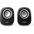 Produktbild: Nedis PC-Lautsprecher - schwarz/silber (CSPR10020BK)