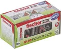 Produktbild: Fischer DUOPOWER 5 x 25 LD Dübel Rund Kunststoff 100 Stück(e) (535452)