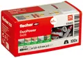 Produktbild: fischer DuoPower Universaldübel 5x25mm, 100 Stück, Nylon, für Beton OVP