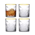 Produktbild: 4er Set Whisky Glas Tumbler Timeless im Kristall-Design, Höhe 9,6 cm, 345 ml