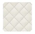 Produktbild: novely® Stoff SOLTAU Kunstleder - 3-lagig gesteppter Volumen-Polsterstoff mit Karo-M, Robust, Voluminös, Pflegeleicht, Meterware, 1lfm