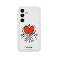 Produktbild: Samsung Flipsuit Case EF-MS926 für das Galaxy S24+, Smartphone-Cover, Handy-Hülle, Schutz Case, Einlegekarte Keith Haring, White