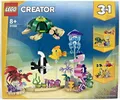 Produktbild: LEGO Creator 31158 Meerestiere 3in1 Fische Schildkröte Oktopus 421 Teile Neu OVP