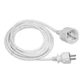 Produktbild: Schuko-Verlängerungskabel - weiß - 3 Meter