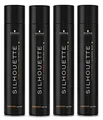 Produktbild: 4er Super Hold Hairspray Haarspray Black Silhouette Styling Schwarzkopf 750 ml